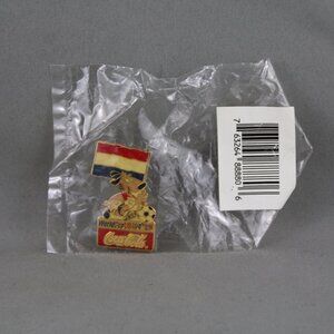 Netherlands Soccer Pin - 1994 World Cup Coke Promo Pin - New in Package